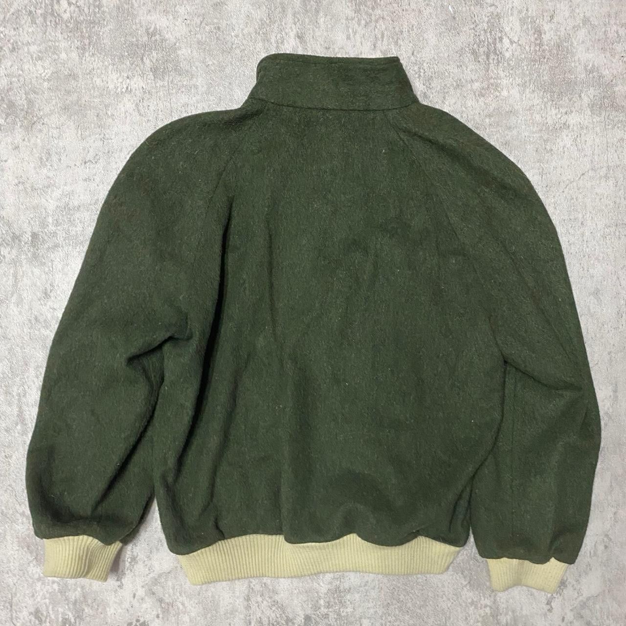 Other Green and cream wool bomber jacket jacket Size US M / EU 48-50 / 2 - 4 Thumbnail