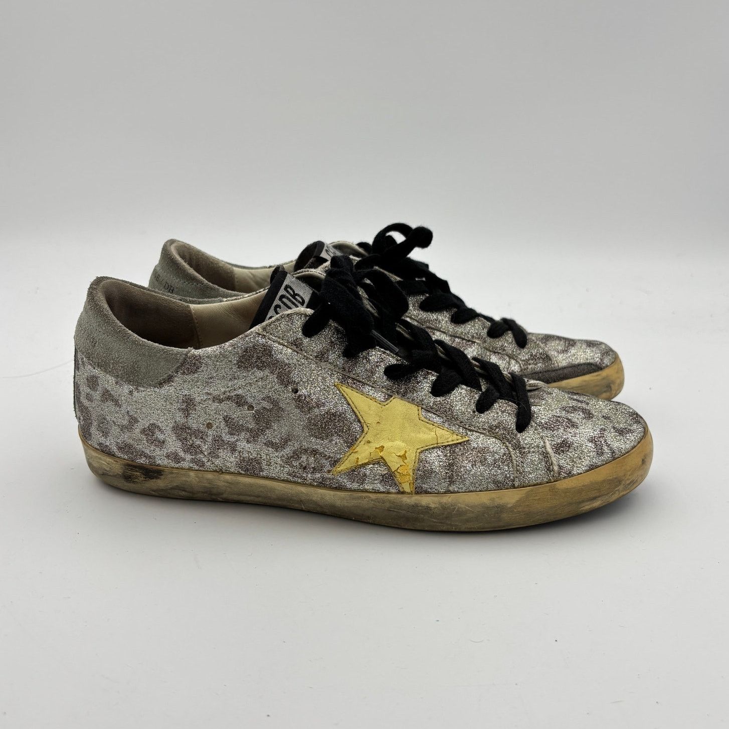 Golden Goose Golden Goose Superstar GGDB Glitter Leopard Sneakers 39 US 9 Size US 9 / IT 39 - 3 Thumbnail