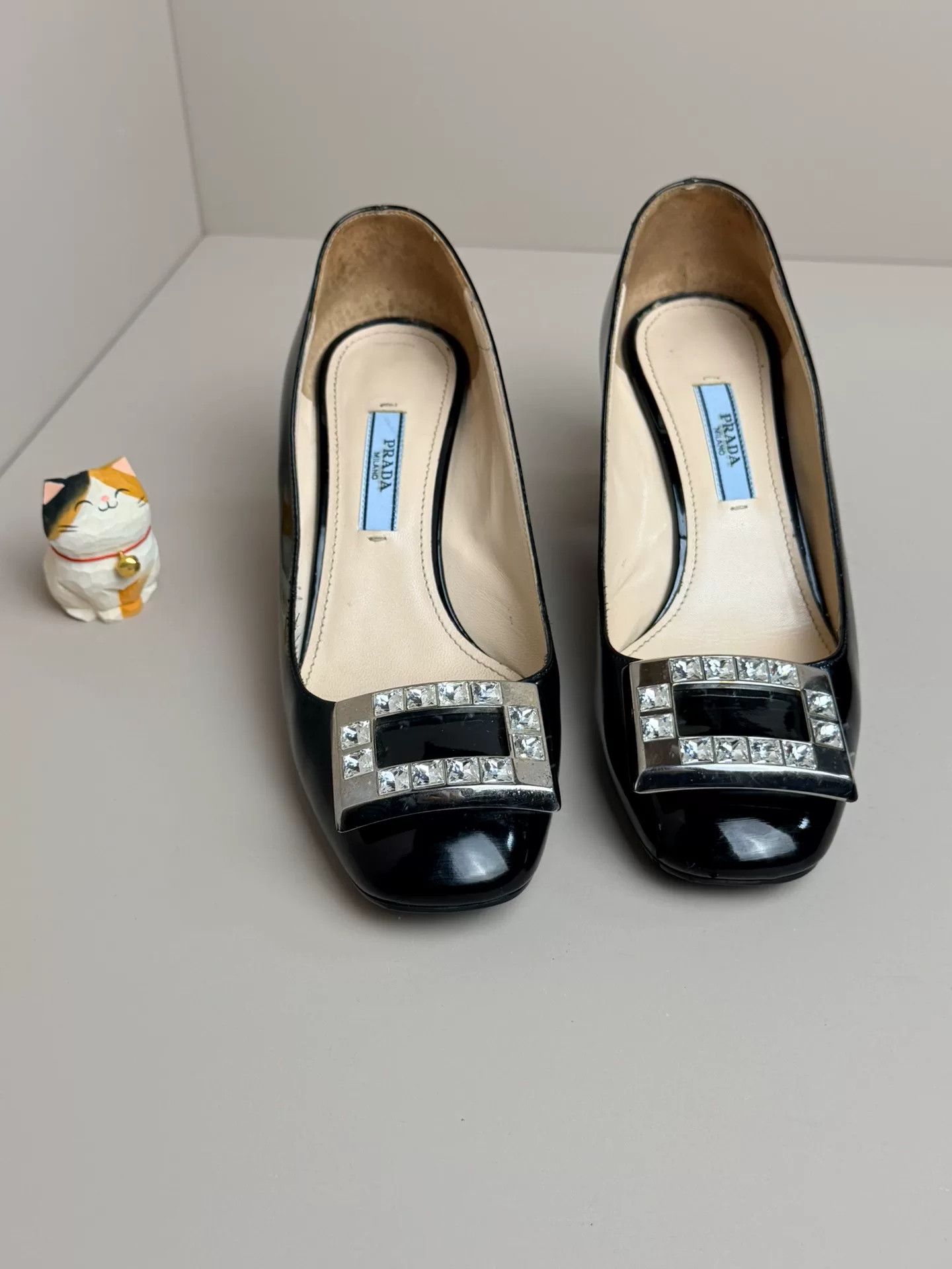 Prada Prada Patent Lowtop Sneakers us_6 Women Size US 6 / IT 36 - 1 Thumbnail