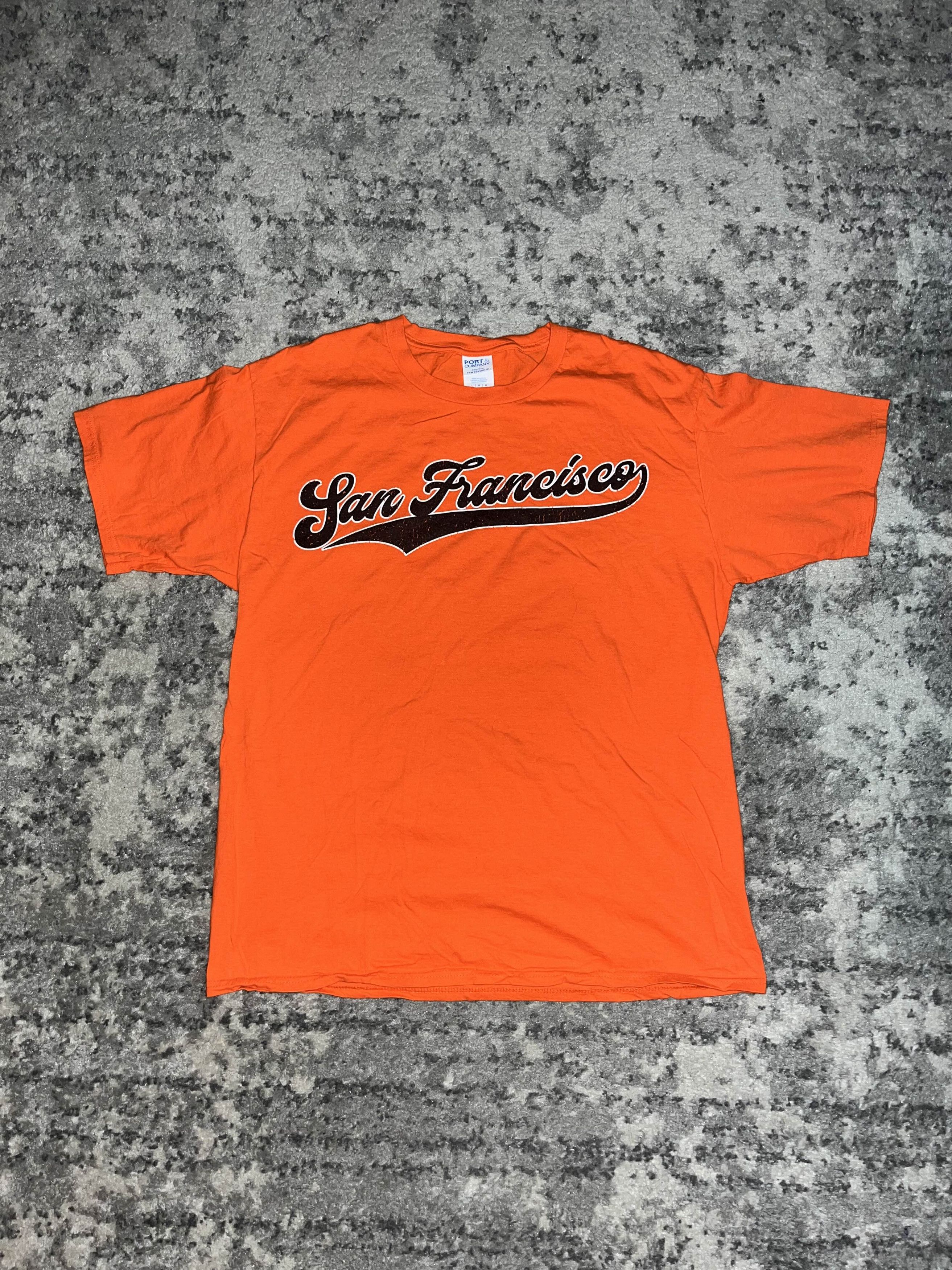 Vintage Y2K San Francisco swoosh underline Shirt Size US L / EU 52-54 / 3 - 1 Thumbnail