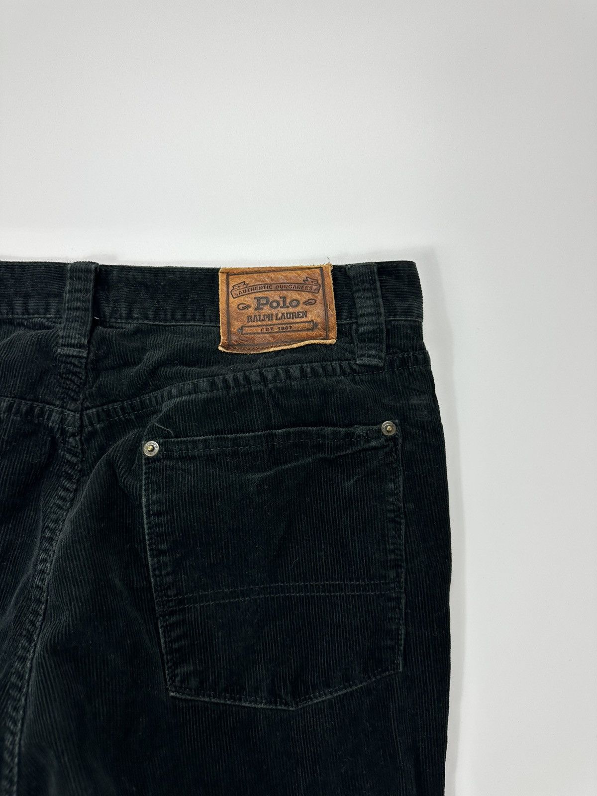 Polo Ralph Lauren Polo Ralph Lauren Classic Velvet Pants Black W34 L34 Size US 34 / EU 50 - 10 Thumbnail