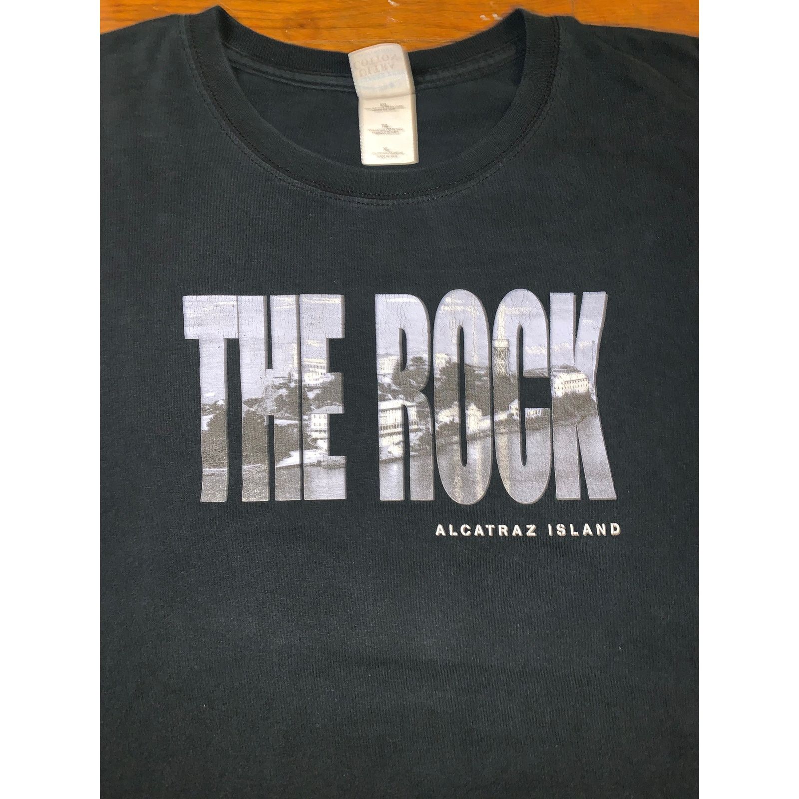 Gildan The Rock Movie Promo T-Shirt XL Alcatraz Nicolas Cage Y2K Size US XL / EU 56 / 4 - 1 Thumbnail