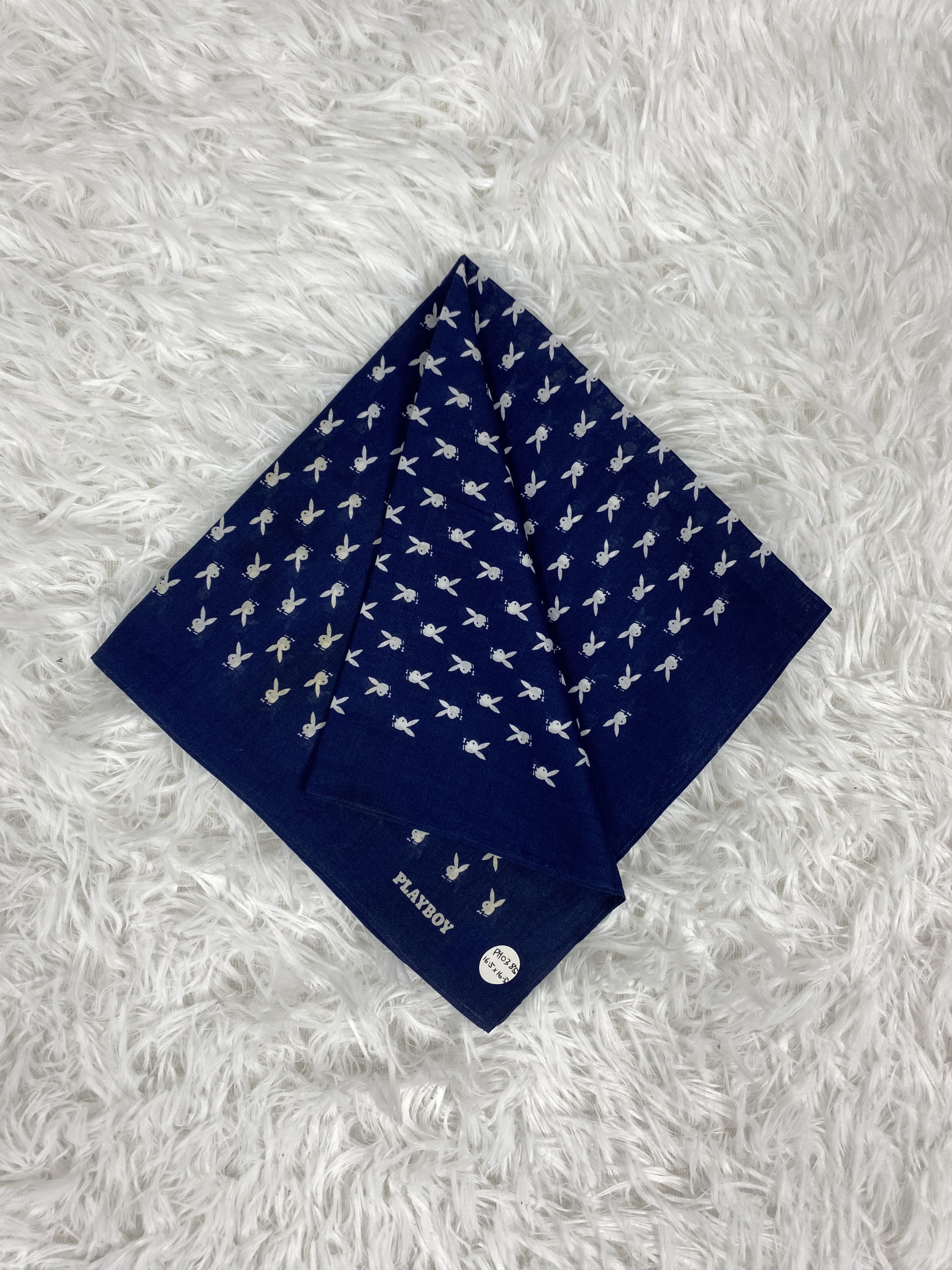 Playboy × Vintage Vintage Playboy Handkerchief Neckerchief PH0385 Size ONE SIZE - 1 Thumbnail