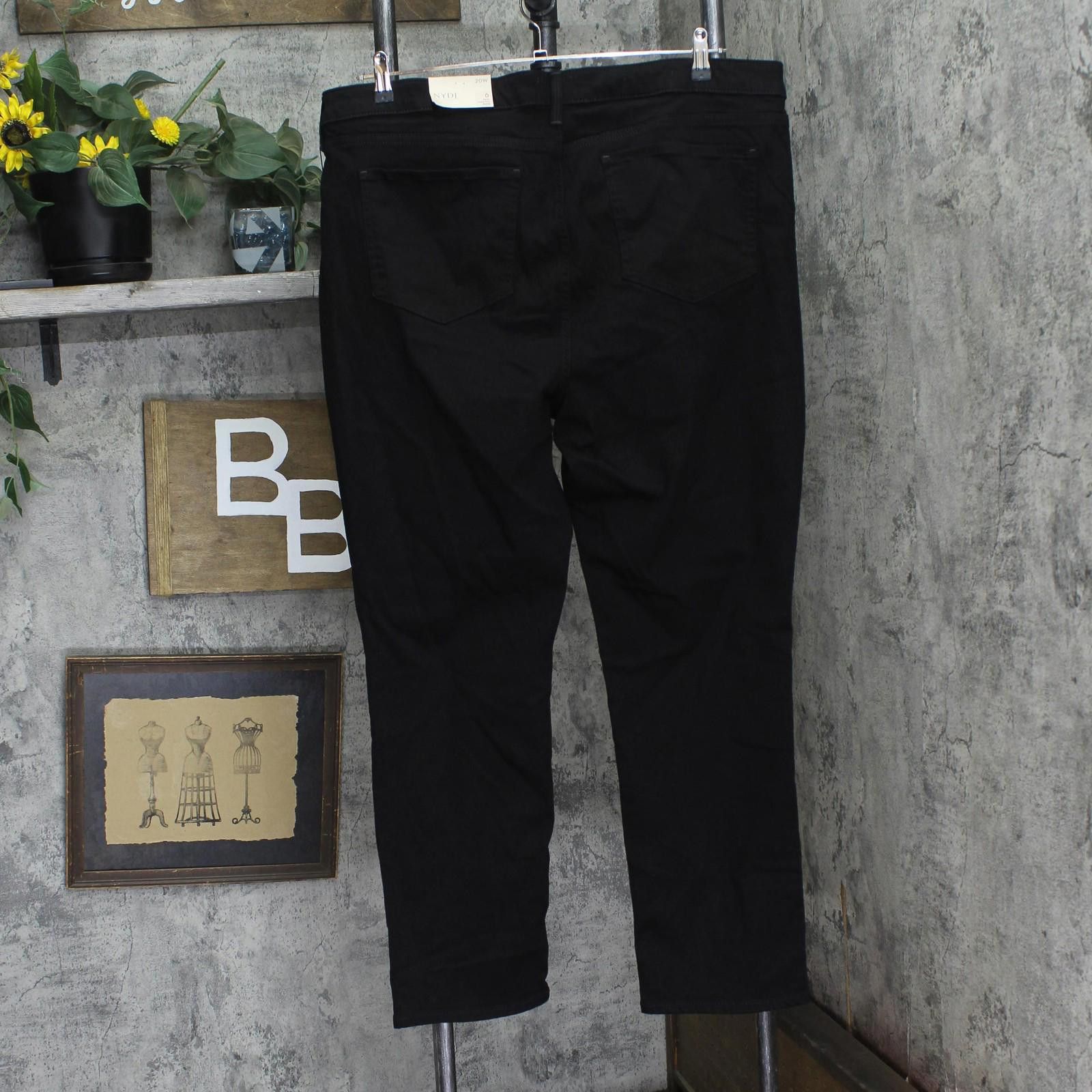 Other Nwt Nydj Plus Size Sheri Slim Jeans Wnbbss8518 Black 20w Size 42" / US 20 - 2 Thumbnail