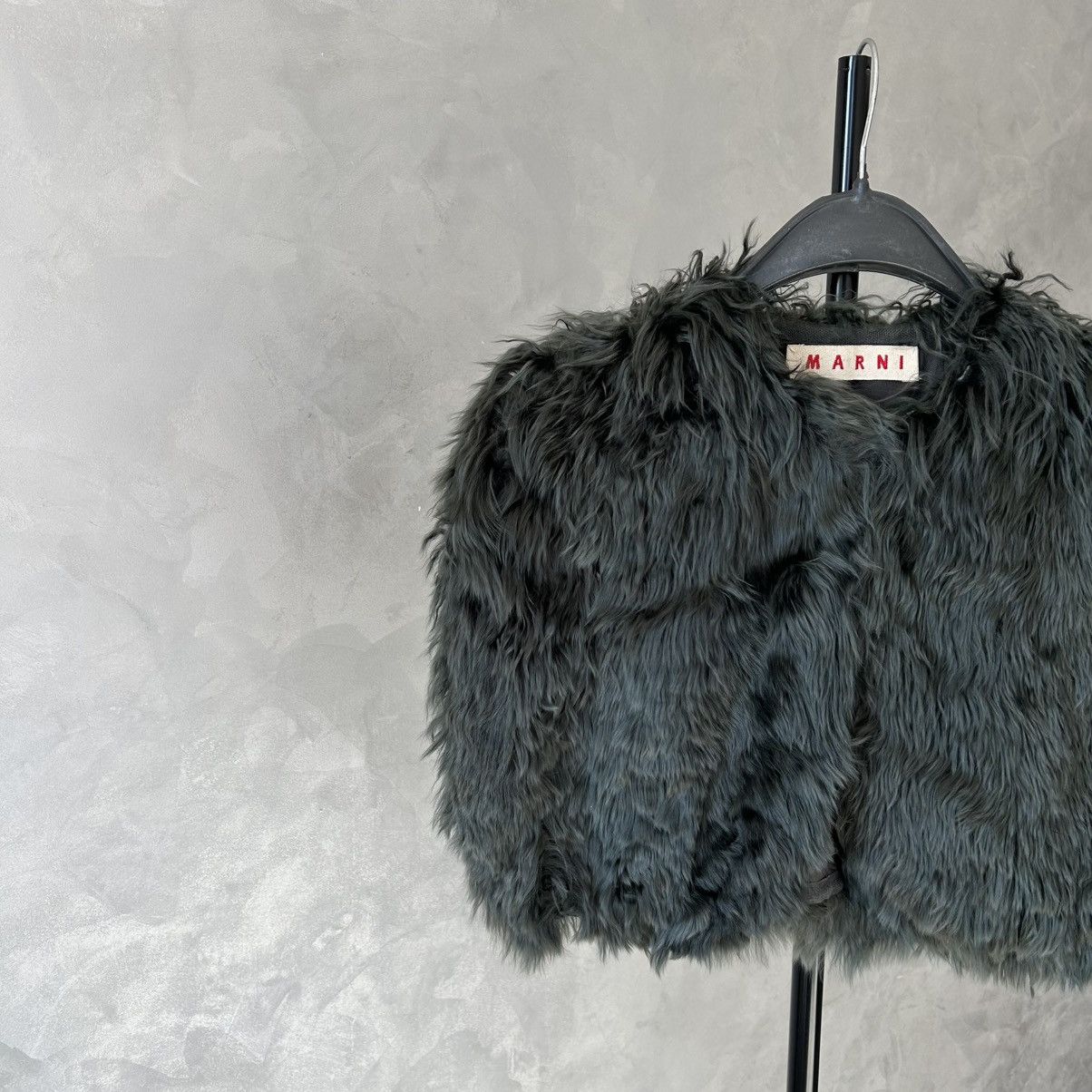 Marni Marni 100% Lama Alpaca Real Fur Shrug / Stole Size 38 Size XS / US 0-2 / IT 36-38 - 3 Thumbnail