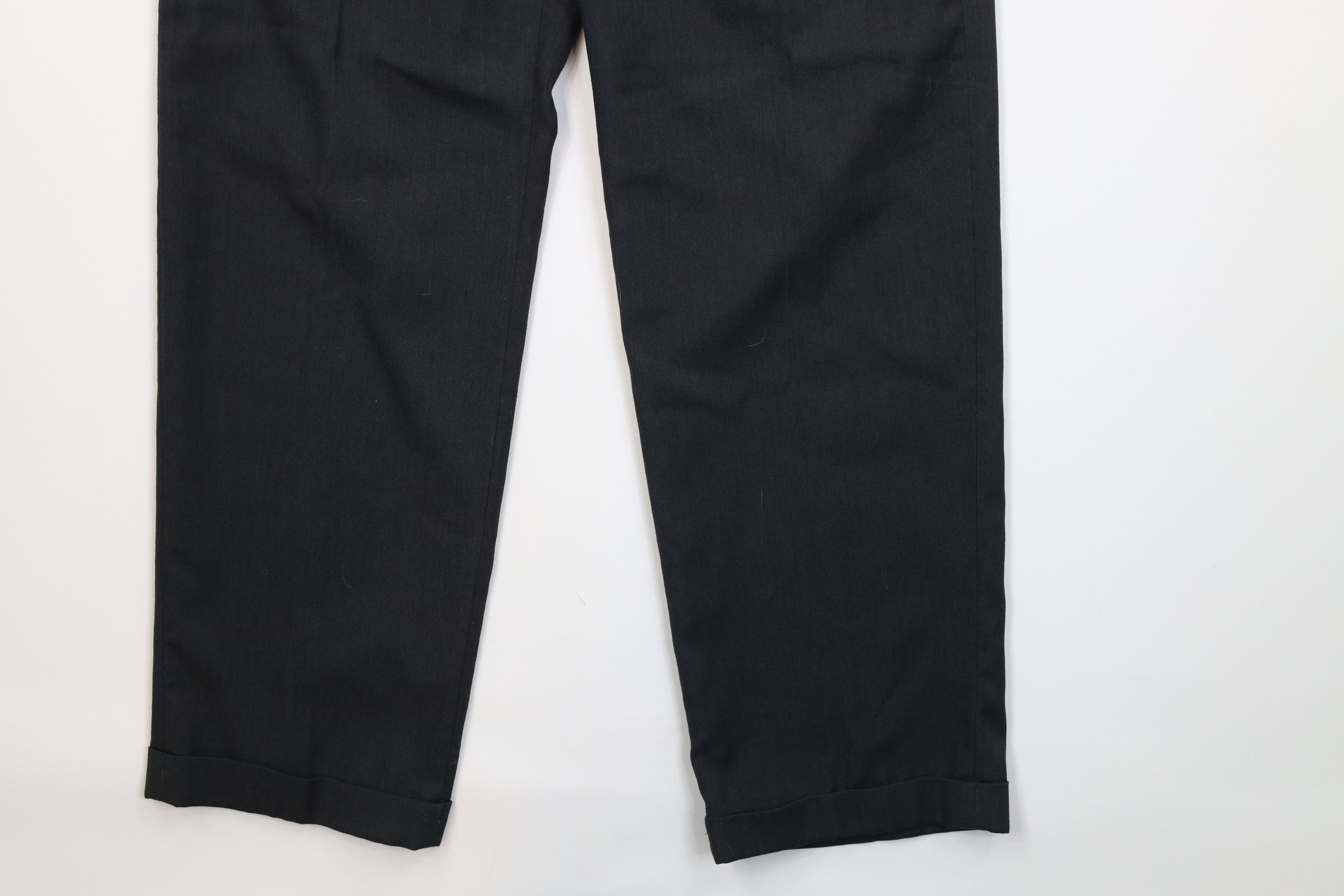 Vintage Vintage 90s Streetwear Worsted Blend Knit Wide Leg Pants Size US 30 / EU 46 - 5 Thumbnail