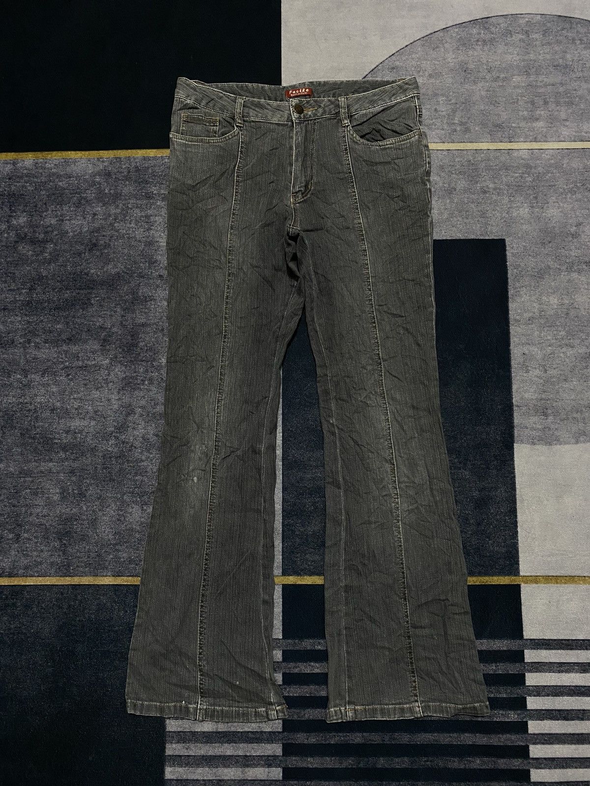 Vintage FECILE BOOTCUT DENIM PANTS Size US 30 / EU 46 - 1 Thumbnail