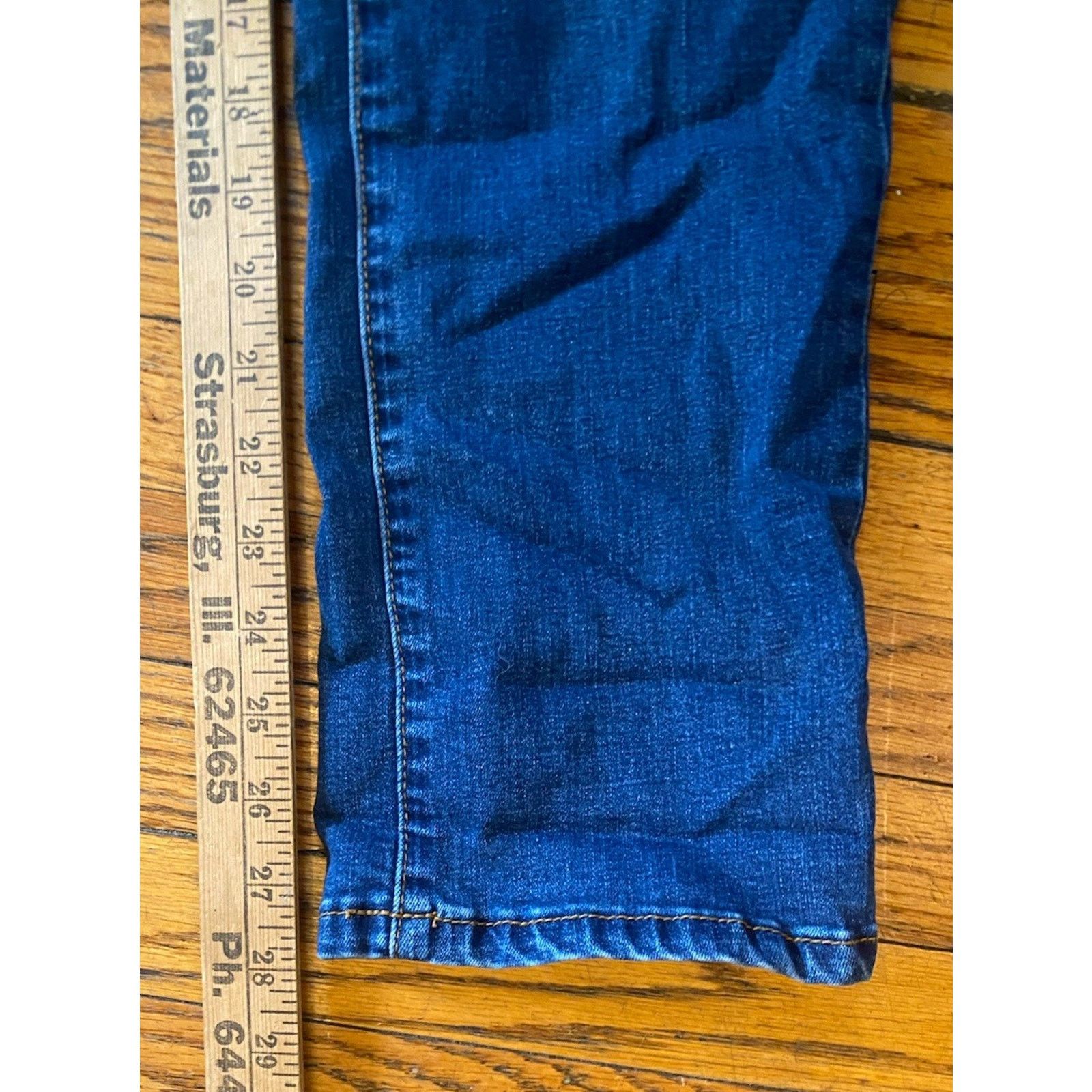 Kancan USA Kancan Mason Stretch Leopard Skinny Distressed Jeans 11/29 Size 29" - 8 Thumbnail