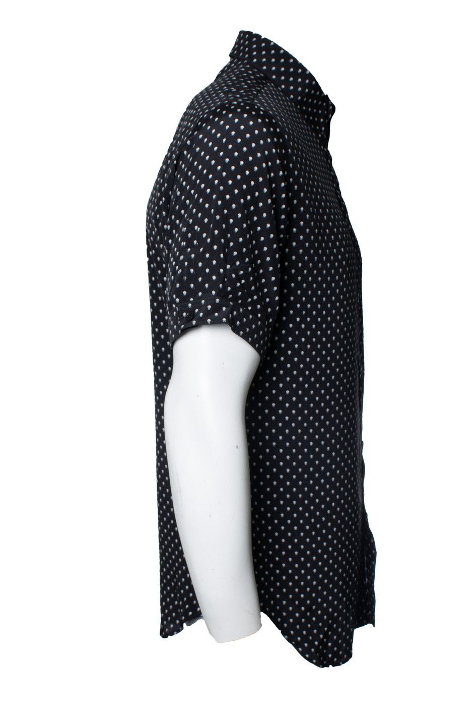 Alexander McQueen Alexander McQueen, Black skull printed silk shirt Size US L / EU 52-54 / 3 - 3 Thumbnail