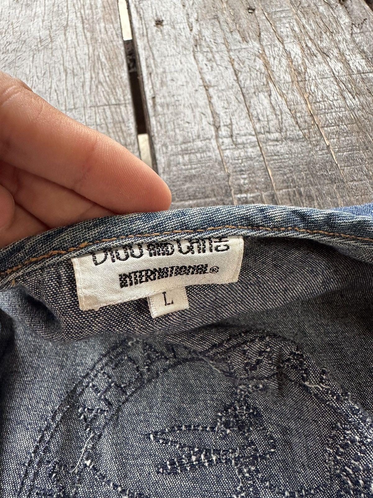 Vintage Vintage Dijo And ChaCha Denim Vest Size US L / EU 52-54 / 3 - 8 Thumbnail