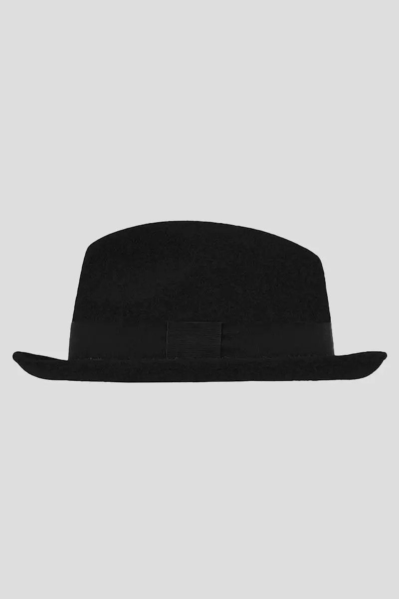 Saint Laurent Paris o1bcso1str0325 Size: 57/Fedora Hat In Rabbit Felt in Black Size ONE SIZE - 3 Thumbnail