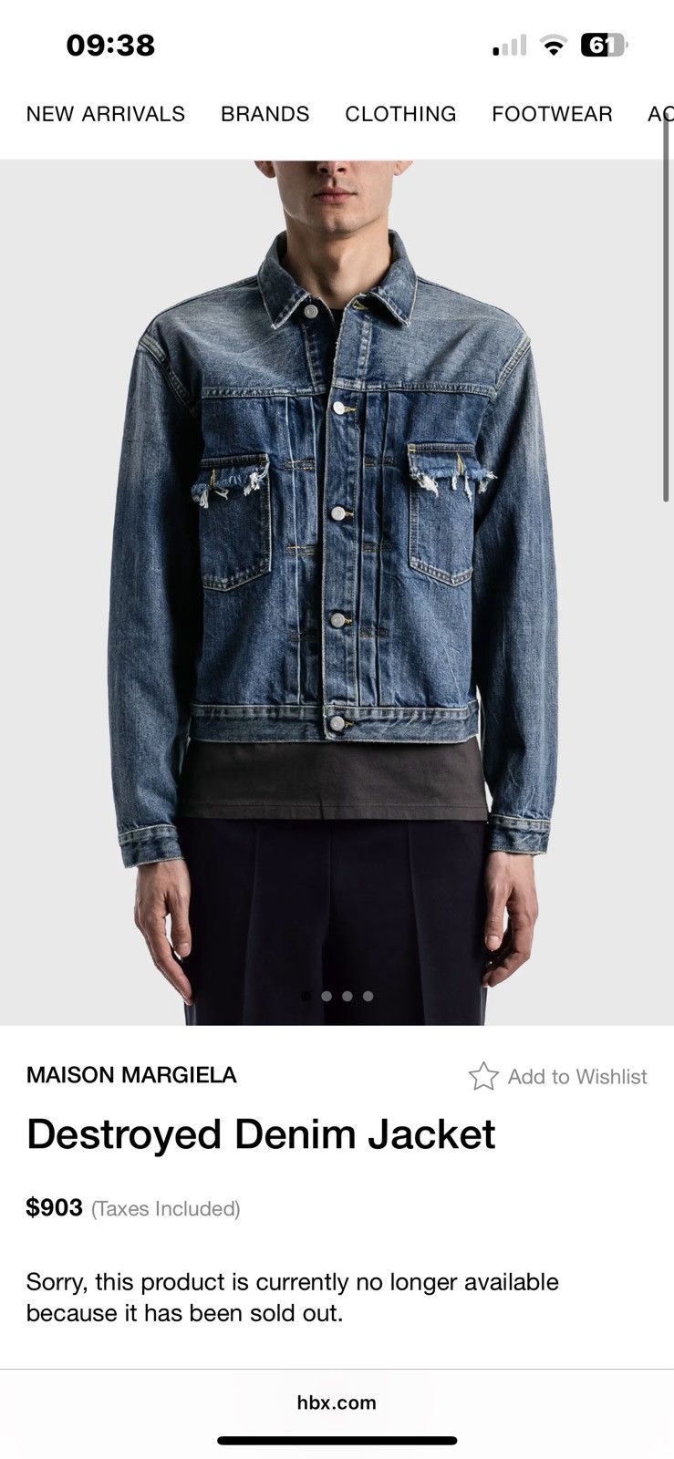 Maison Margiela Maison Margiela Denim Jacket Size US S / EU 44-46 / 1 - 5 Thumbnail