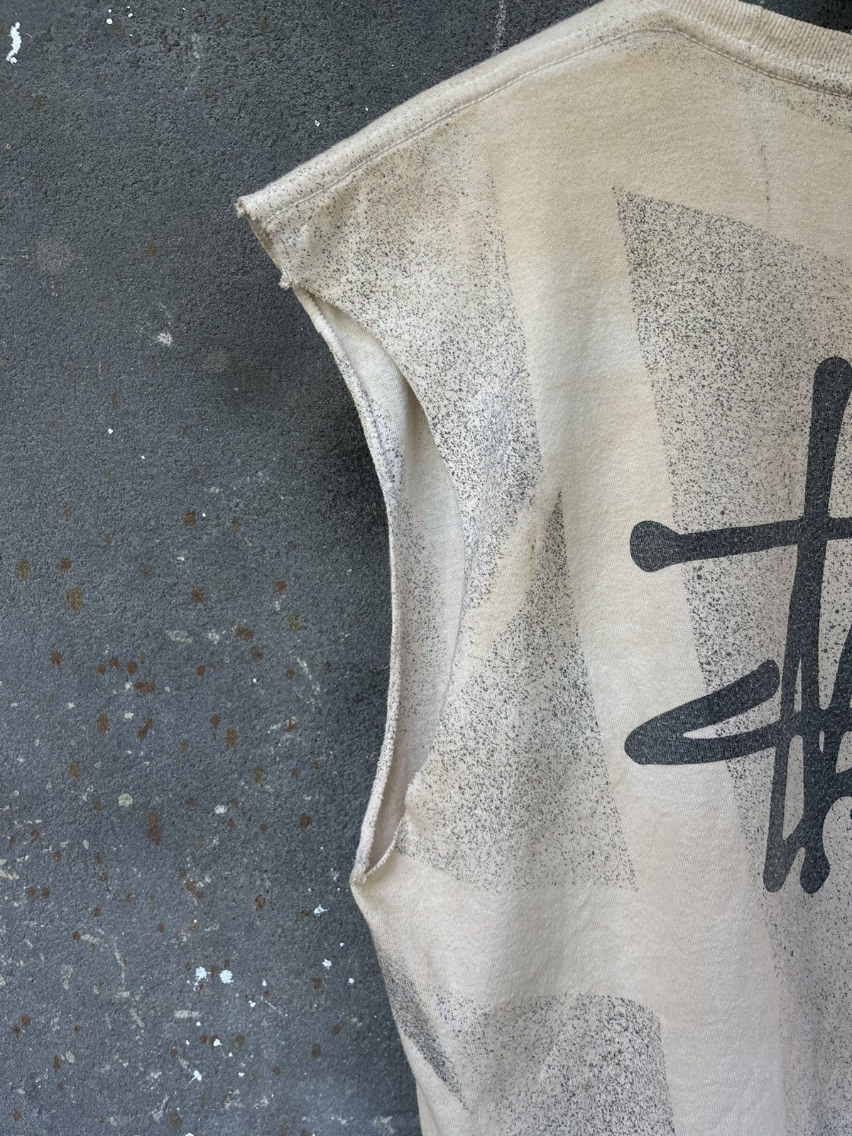 Stussy × Vintage Vintage Stussy Short Shirt Y2K Custom 90’s Big Logo Printed Size US L / EU 52-54 / 3 - 8 Thumbnail