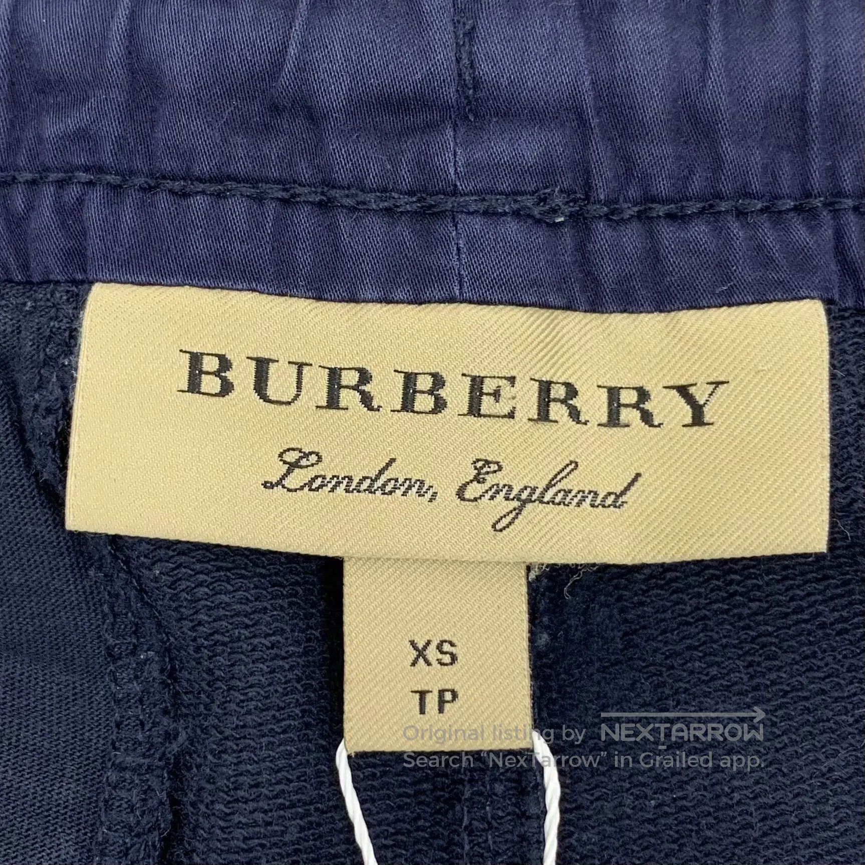 Burberry Burberry size XS Dark Blue Cotton Zipper Design Drawstring Size US 27 - 6 Thumbnail