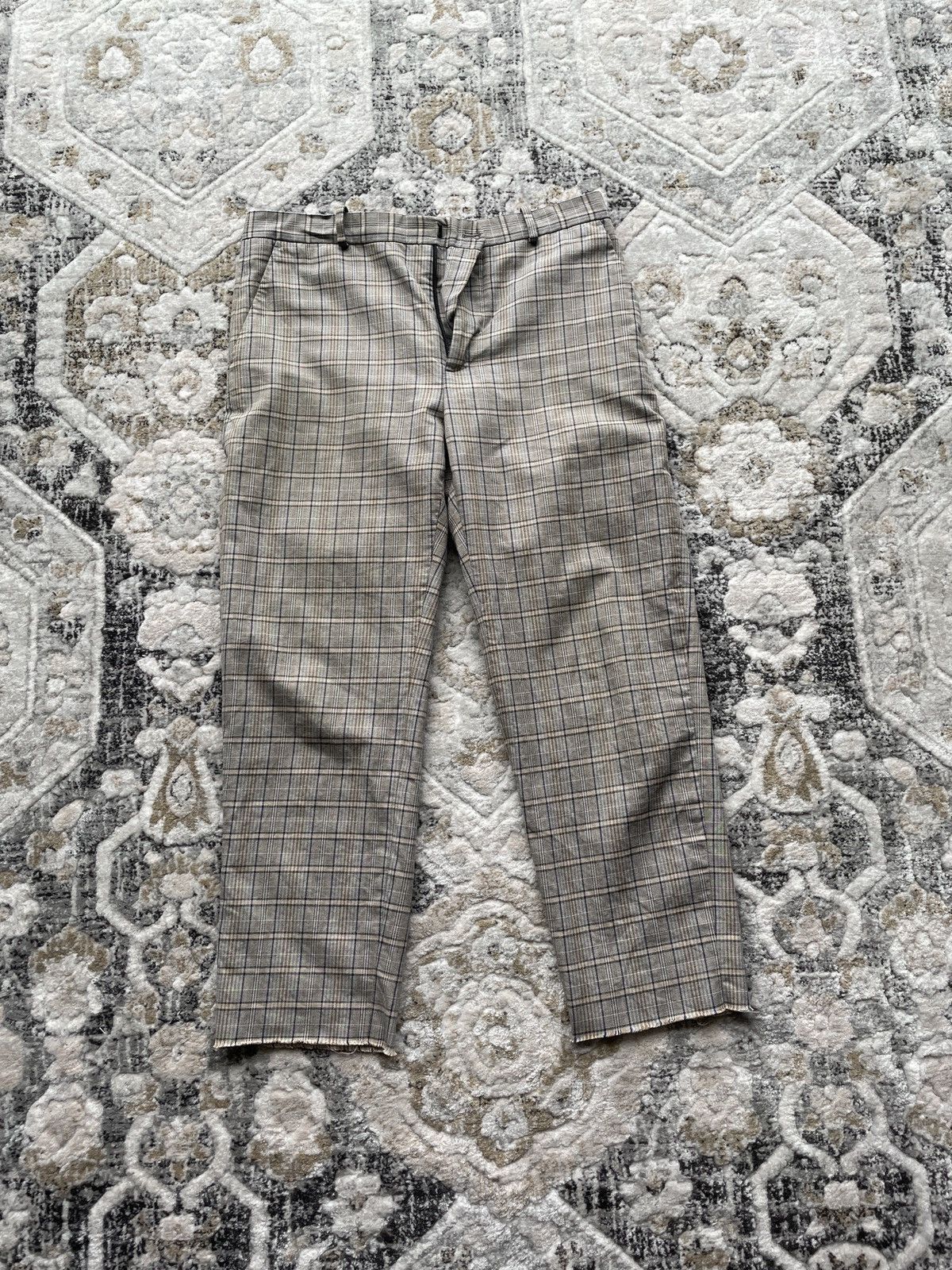 Balenciaga SS17 Runway Prince of Wales Trousers Size US 30 / EU 46 - 1 Thumbnail