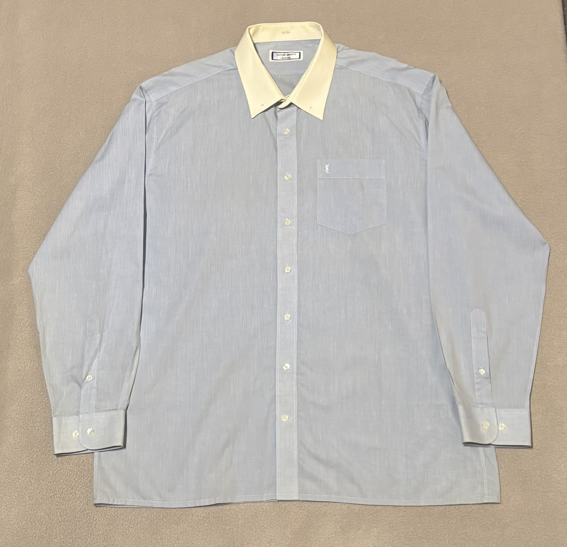 Yves Saint Laurent Yves Saint Laurent shirt size 44 Size US XXL / EU 58 / 5 - 5 Thumbnail