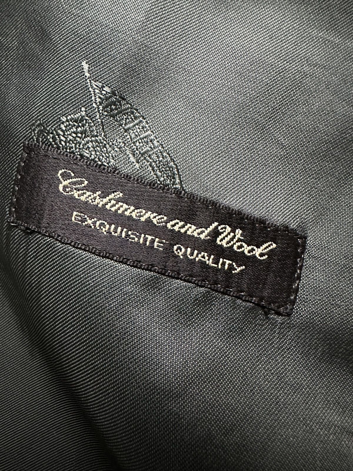 Burberry Blazer Burberrys Vintage Cashmere & Wool Luxury Rare 90s 80s Size 52R - 12 Thumbnail