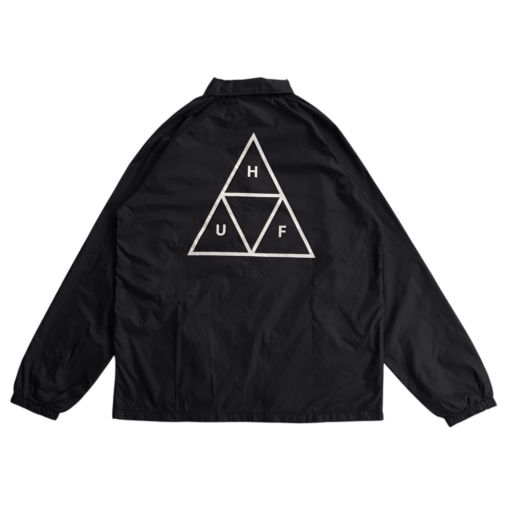 Huf HUF Essentials Triple Triangle Coach Jacket Size US L / EU 52-54 / 3 - 1 Thumbnail