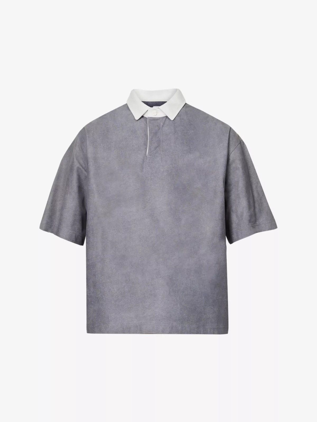 Bottega Veneta 🔥$5.5K VALUE🔥relaxed fit printed leather polo Size US M / EU 48-50 / 2 - 1 Thumbnail