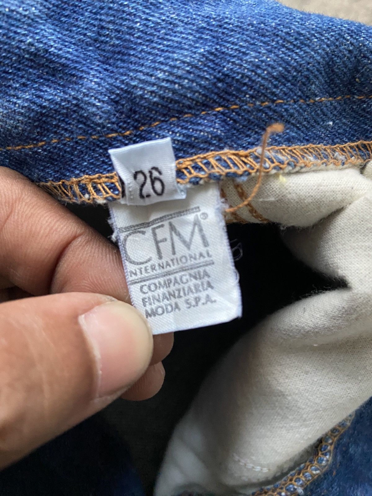 CLOSED × Marithe + Francois Girbaud 1990s MFG x CLOSED - Vintage Baggy High Waist Denim Pants Size US 26 / EU 42 - 7 Thumbnail