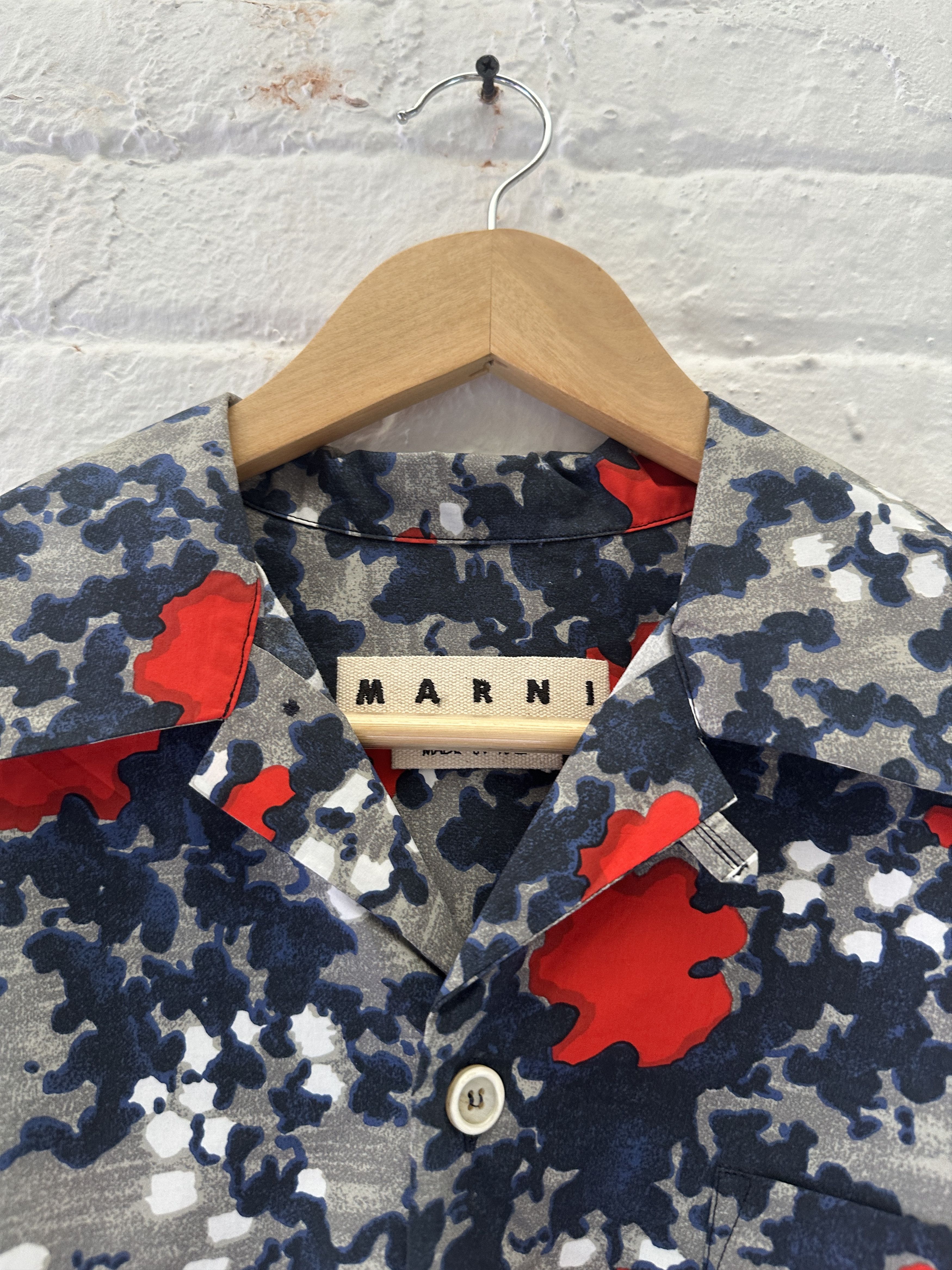 Marni Marni Camp Collar Shirt Size US M / EU 48-50 / 2 - 2 Thumbnail