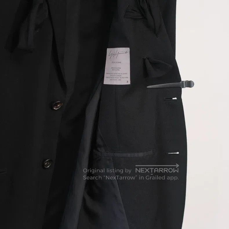 Yohji Yamamoto Yohji Yamamoto 06AW Silk Ribbon Blazer. Size US M / EU 48-50 / 2 - 6 Thumbnail