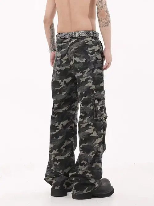 Japanese Brand Etsuko x Ishii Camouflage High Street Vintage Casual Pants Size US 30 / EU 46 - 7 Thumbnail