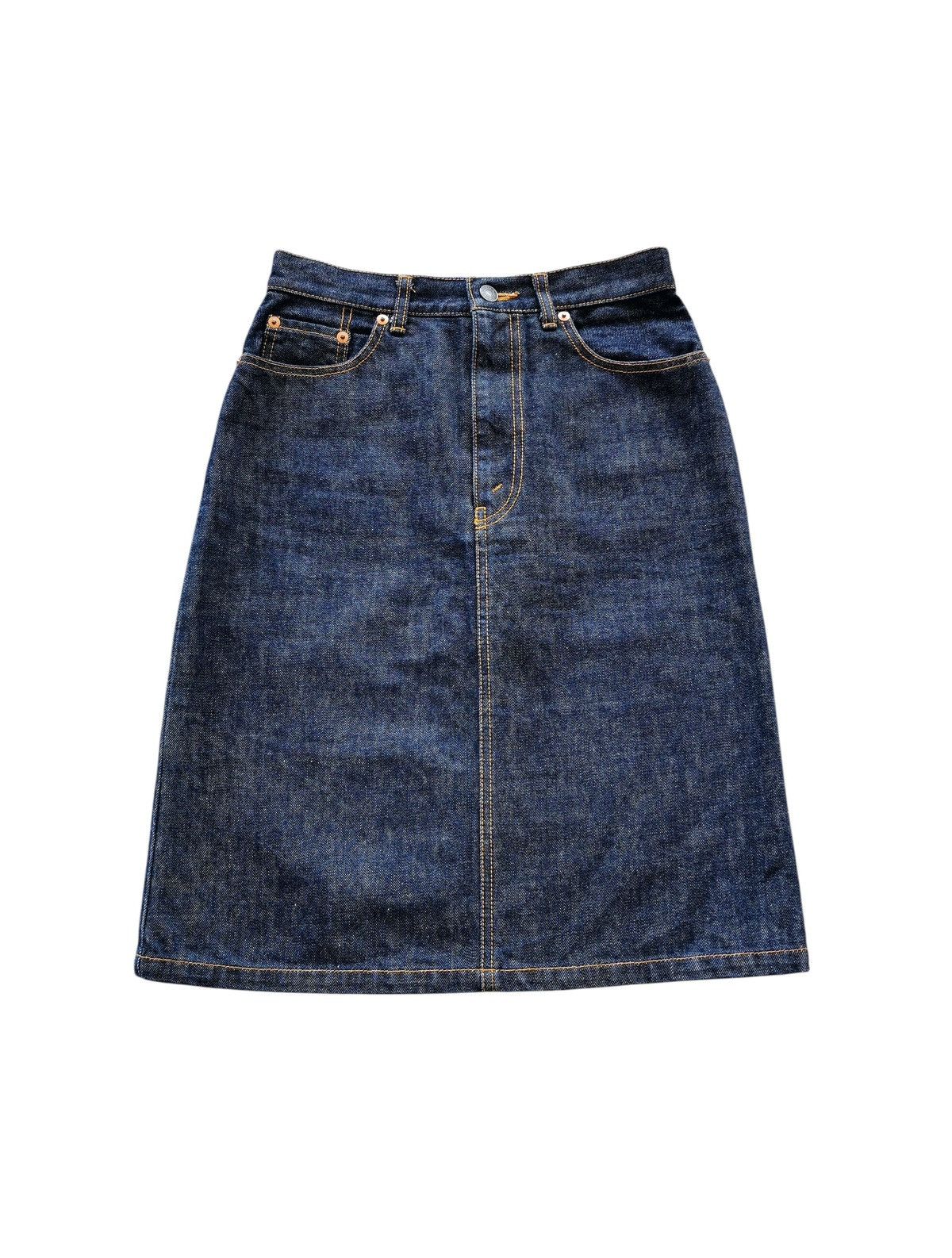 Levi's Vintage Levis Denim Skirt Size 27" / US 4 / IT 40 - 1 Thumbnail