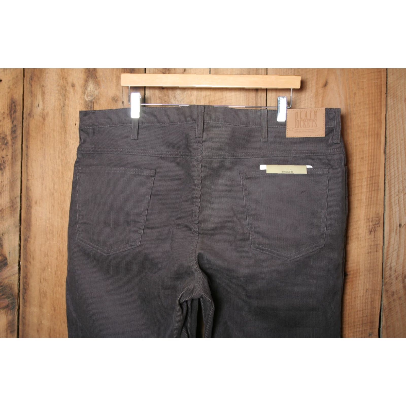 JCPenney VINTAGE JCPenney Pockets Gray Corduroy Bootcut Pants Sz 42x32 Men's Regular 32 Inseam Gray Corduroy Bootcut Trouser Size US 42 / EU 58 - 4 Thumbnail