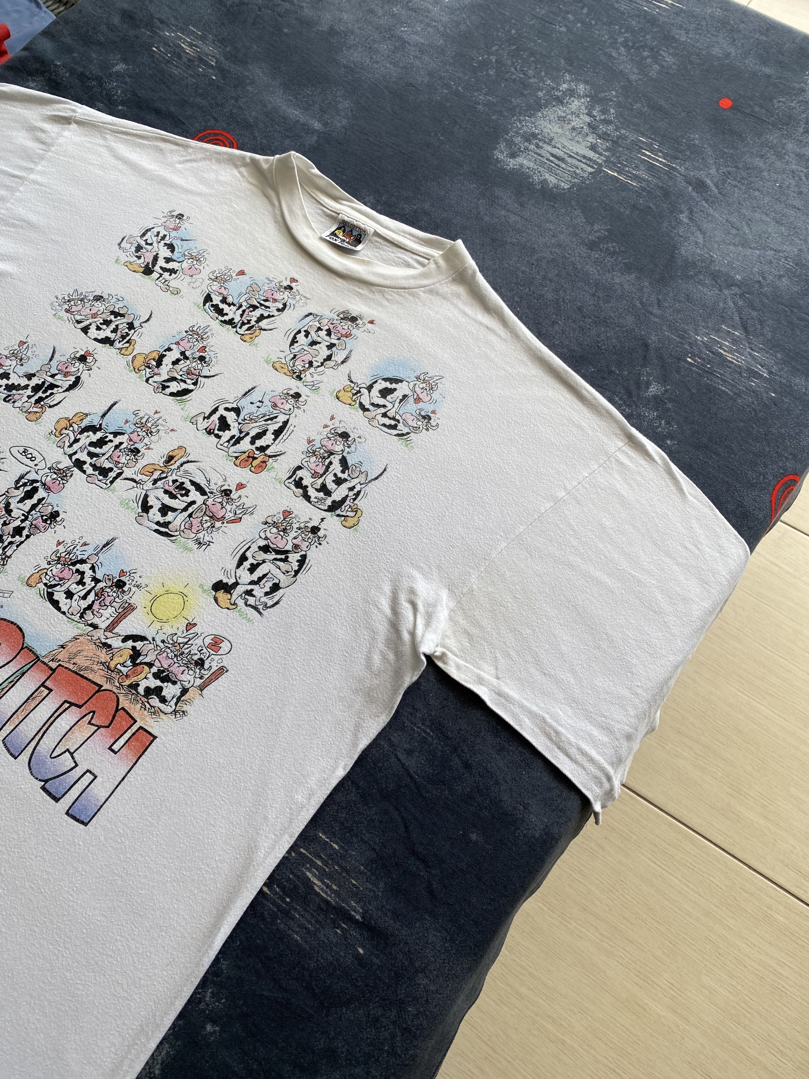 Cartoon Network Fox Tees Going Dutch Vintage 90s Holland Cows Sex Tee Size US XL / EU 56 / 4 - 15 Thumbnail