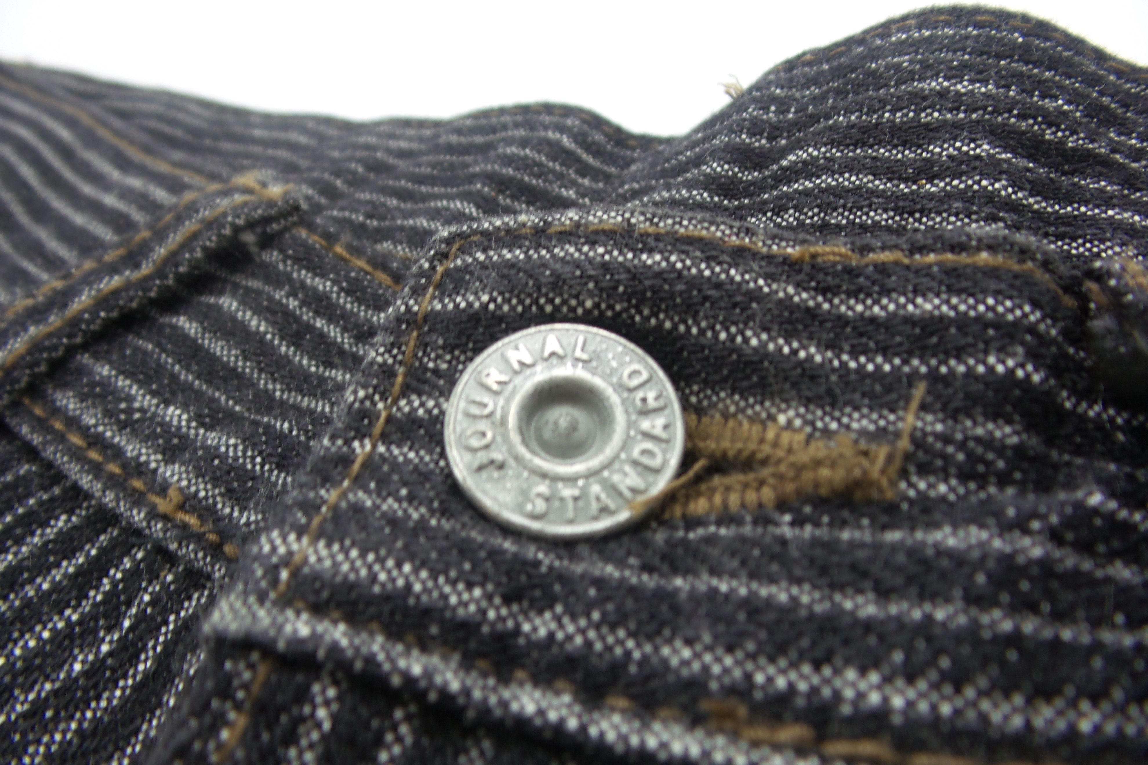 Japanese Brand Journal Standard Hickory Design Jeans W14.5xL38.5 Size US 29 - 3 Thumbnail