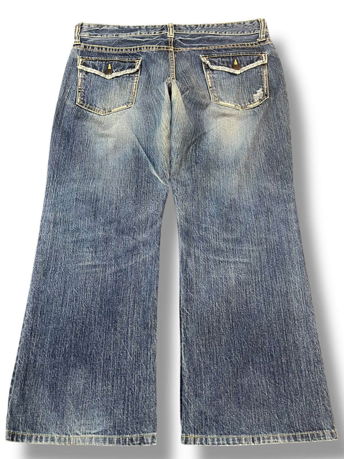 Beauty Beast Vintage Ru Jeans Baggy Wide Leg Denim Size US 34 / EU 50 - 5 Thumbnail
