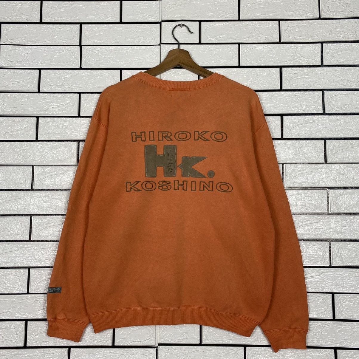 Japanese Brand 📌Vintage Sweatshirt Hiroko Koshino Big Logo Size US M / EU 48-50 / 2 - 9 Thumbnail