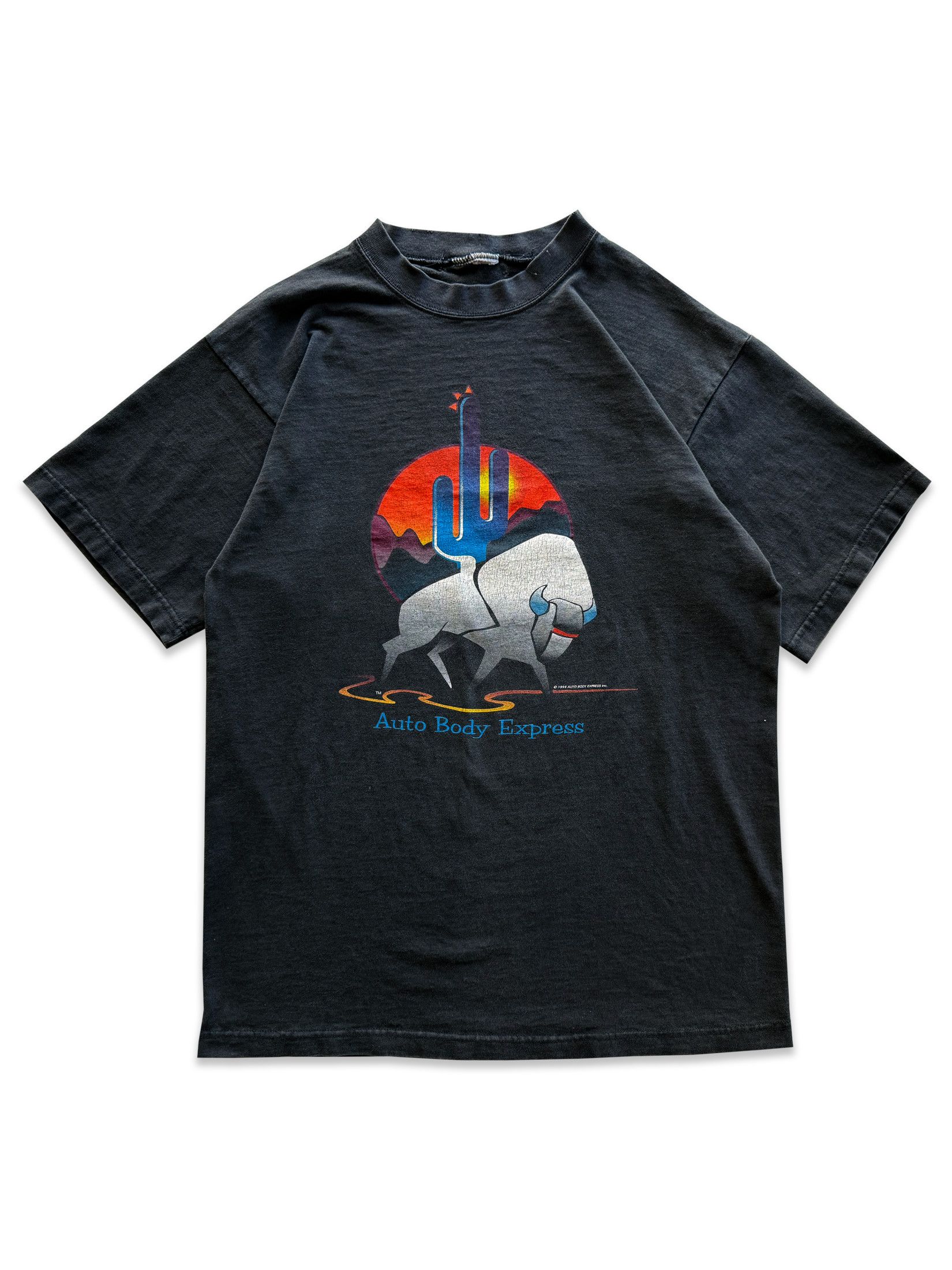 Vintage 1994 Vintage Auto Body Express Buffalo Cactus Tee Size US L / EU 52-54 / 3 - 1 Thumbnail