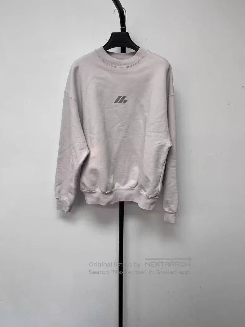 Balenciaga Balenciaga Logo Print Round Neck Fitted Long Sleeve Sweats Size XXS / US 00 / IT 34 - 1 Thumbnail