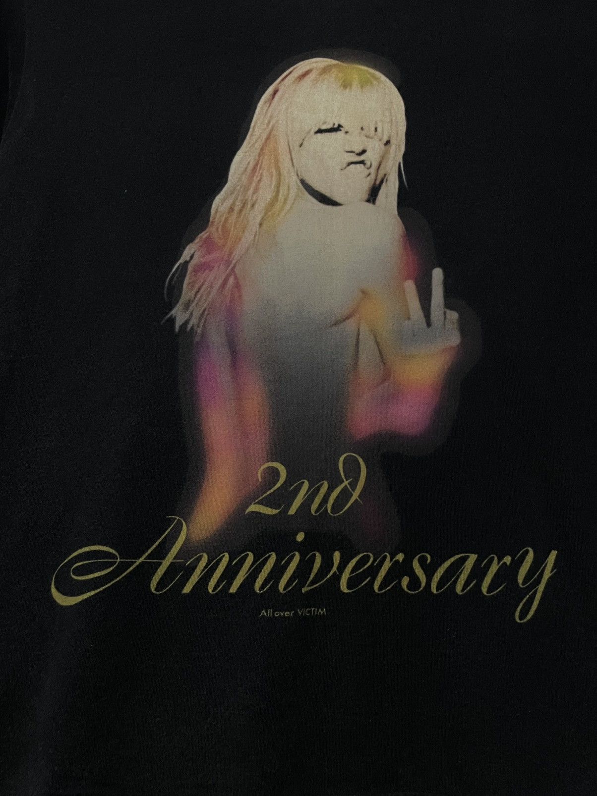 Designer × Japanese Brand × Vintage Vintage Japan Designer Victim Anarchy Naked Girl Fuck Tshirt Size US M / EU 48-50 / 2 - 5 Thumbnail