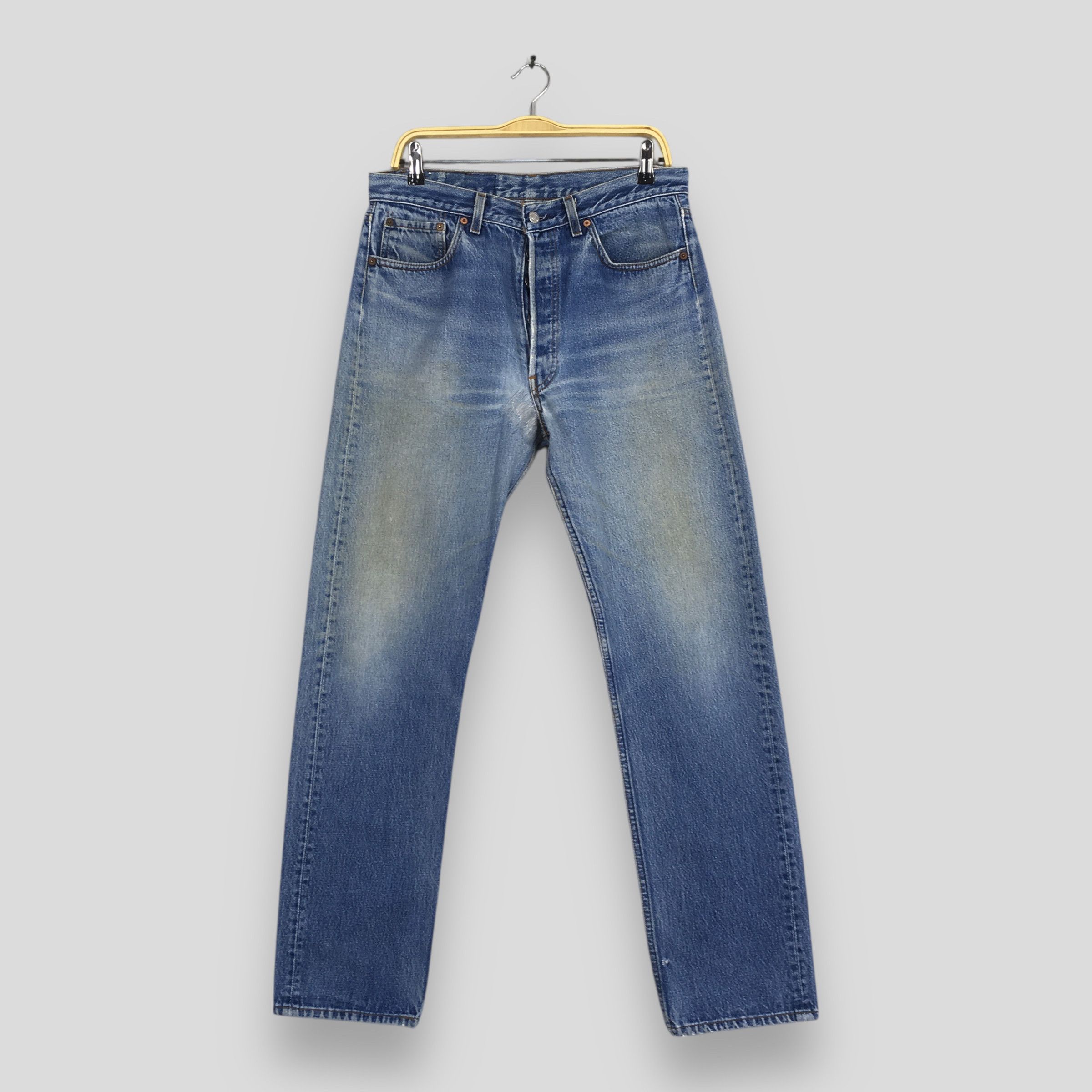 Levi's Size 32x32 Vintage 90s Levi's 501 Stonewash Jeans S1964 Size US 32 / EU 48 - 1 Thumbnail