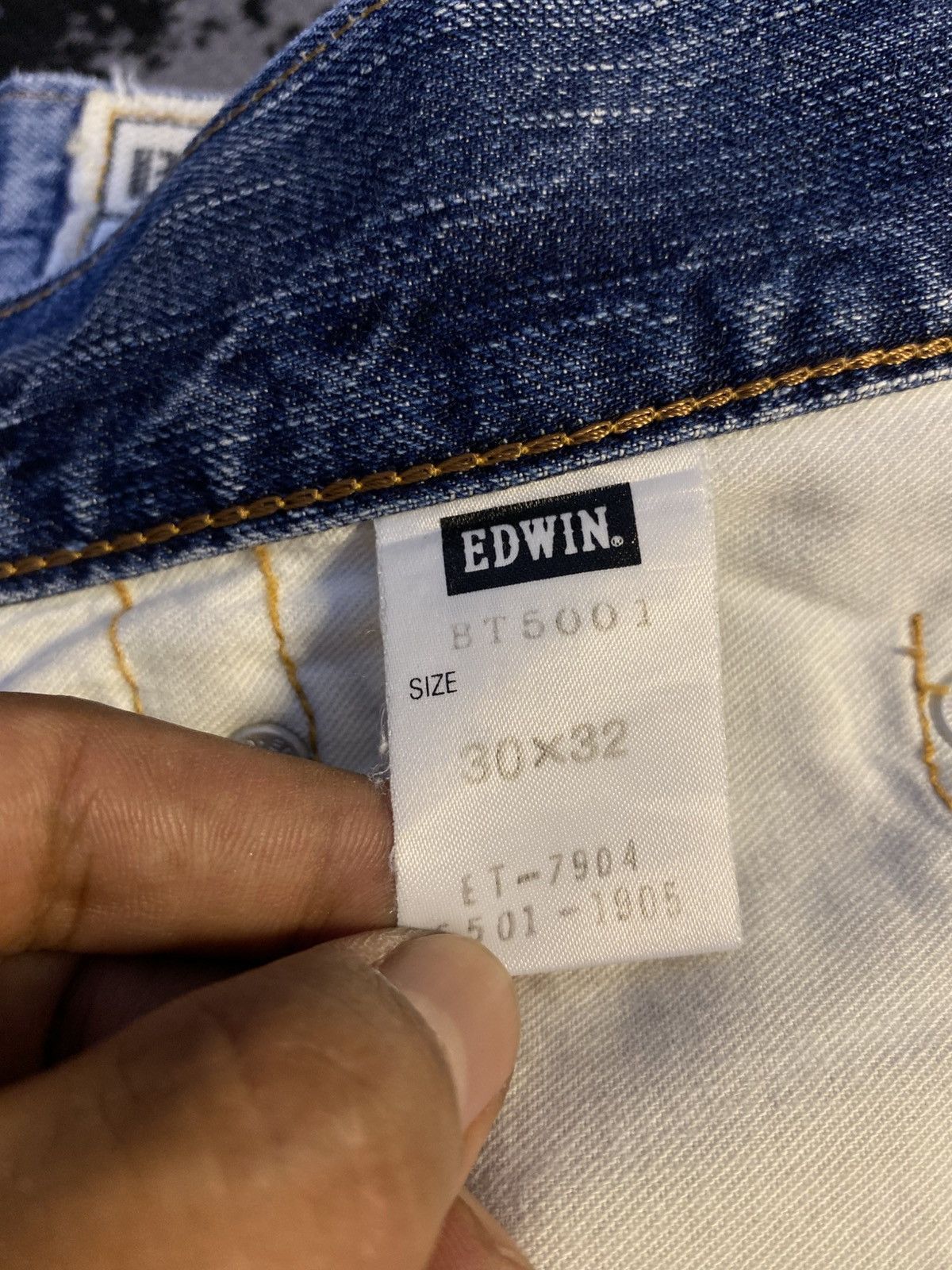 Edwin 503 Flare Edwin Blue Trip Distressed Jeans 🔥 Size US 30 / EU 46 - 5 Thumbnail