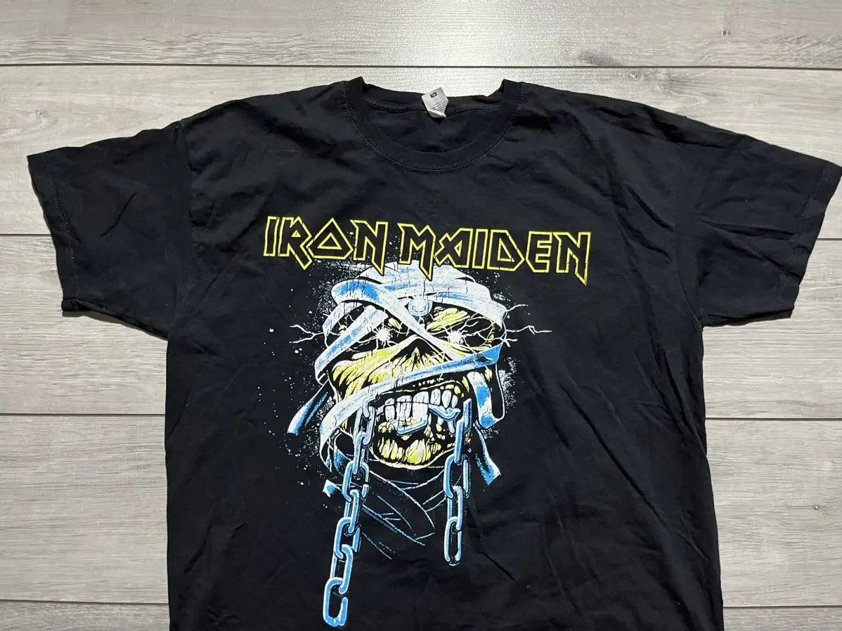 Iron Maiden Iron Maiden Tshirt skulls chain size XLarge Size US XL / EU 56 / 4 - 3 Thumbnail