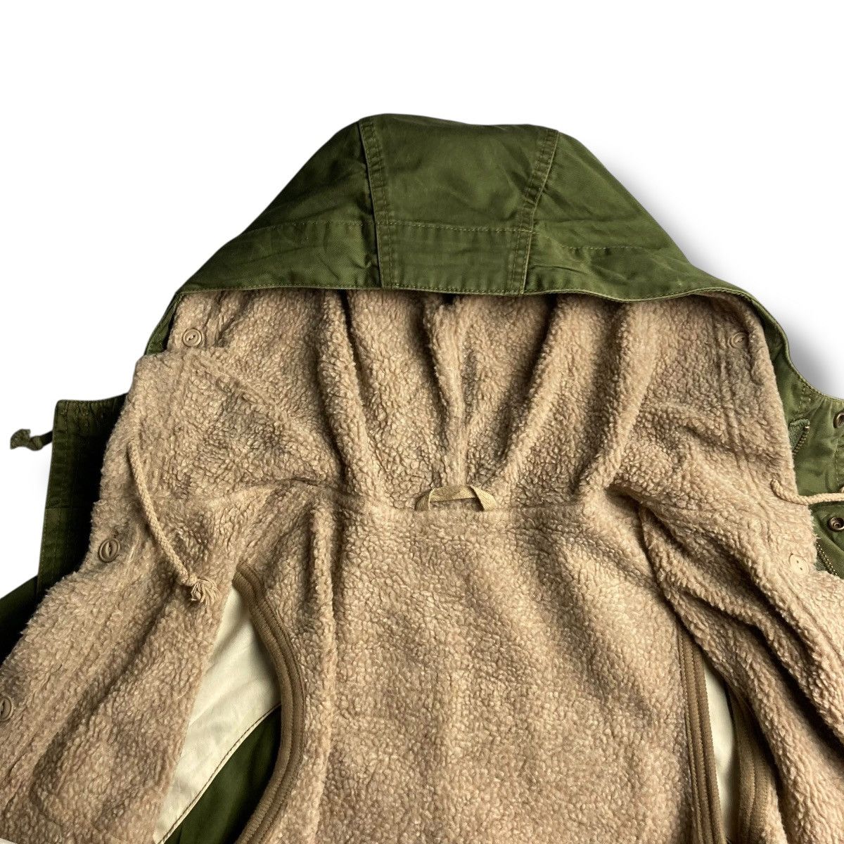 Le Grande Bleu (L.G.B.) 🇯🇵 CUBE SUGAR WORKWEAR LINED FLEECE FISHTAIL PARKA JACKET Size US M / EU 48-50 / 2 - 13 Thumbnail