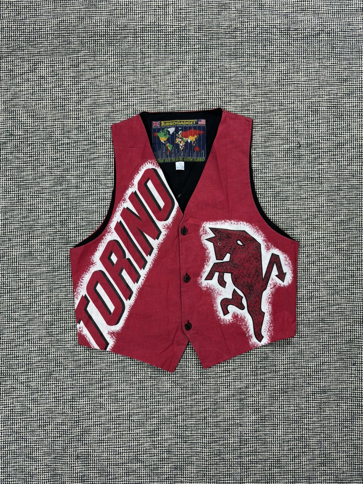 Vintage Turbogadget Torino FC 90s Vintage Soccer Fan Vest Size US L / EU 52-54 / 3 - 1 Thumbnail