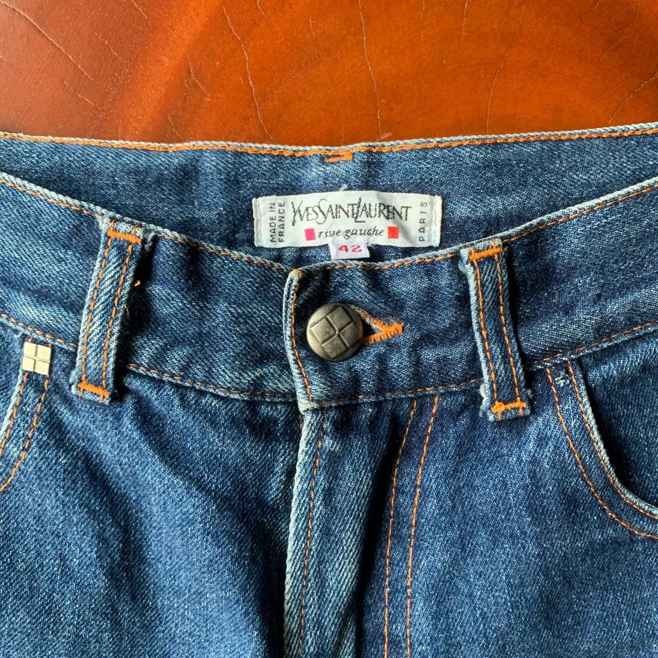 Vintage Yves Saint Laurent YSL Logo Pocket Rive Gauche Pants