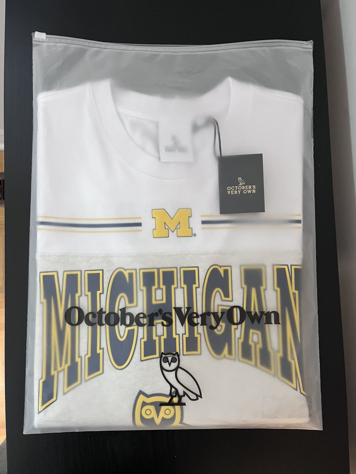NCAA OVO NCAA Michigan Wolverines Paneled T-Shirt Size US L / EU 52-54 / 3 - 8 Thumbnail