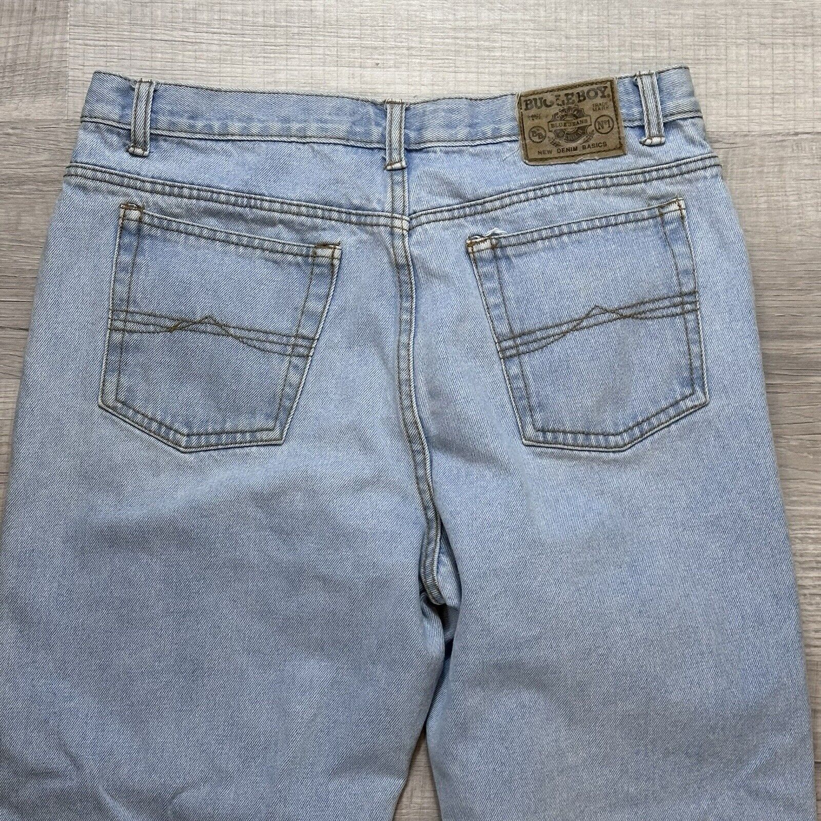 Bugle Boy Vintage Bugle Boy 705 Denim Jeans 36x32 Light Wash Size US 36 / EU 52 - 7 Thumbnail