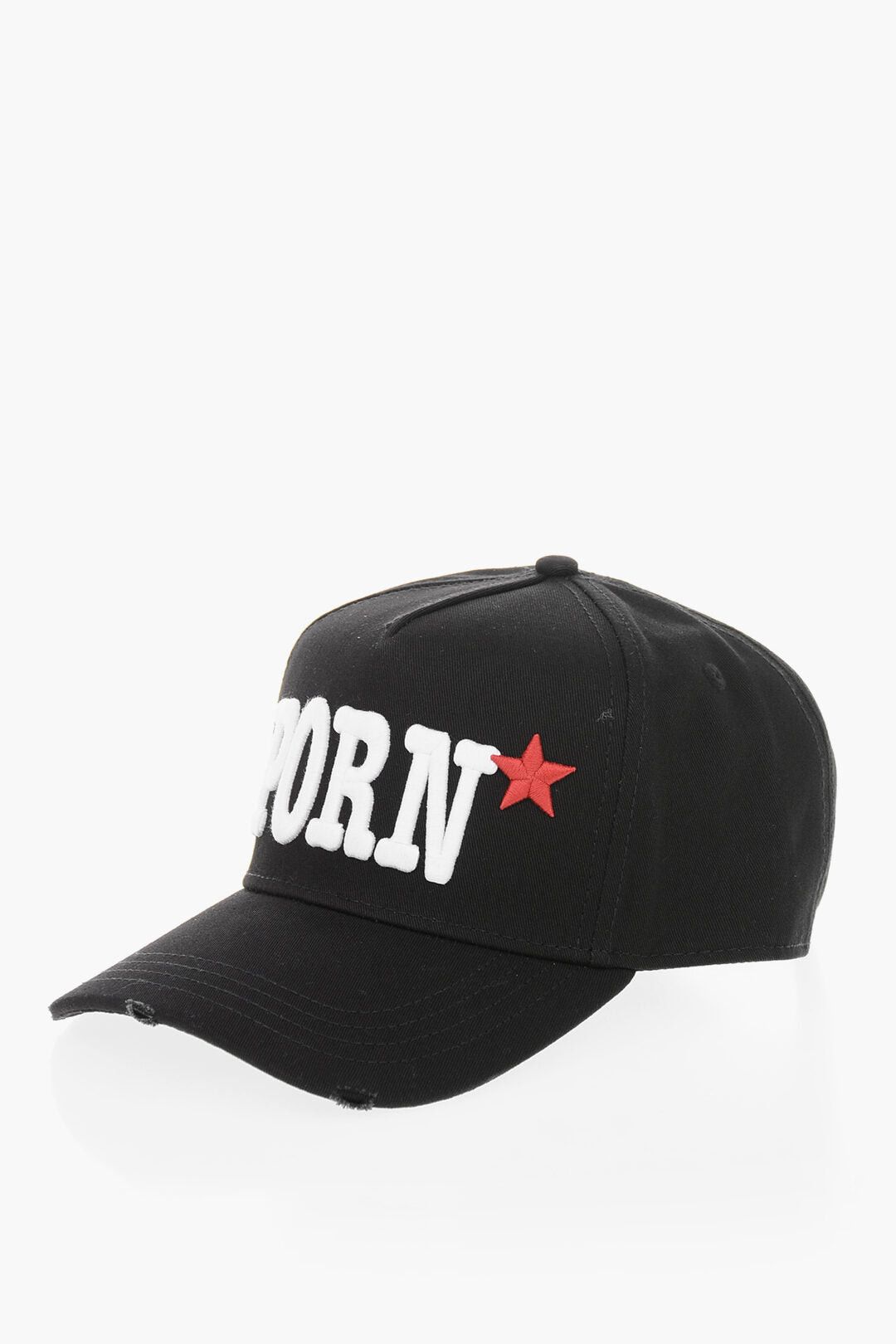 Dsquared2 Cotton Gabardine Baseball Cap ROCCO with Raised Embroidery Size ONE SIZE - 1 Thumbnail