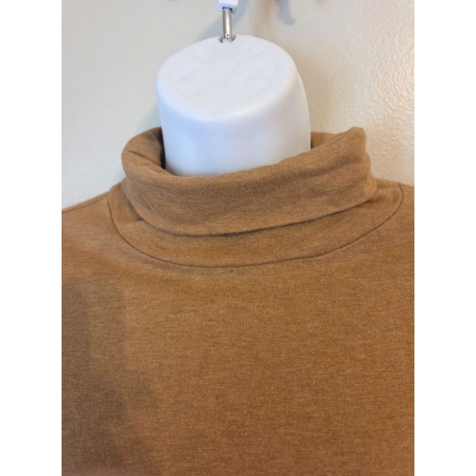 Coldwater Creek Coldwater Creek Shirt Womens M Brown Turtleneck Long Sleeve Top Size M / US 6-8 / IT 42-44 - 2 Thumbnail