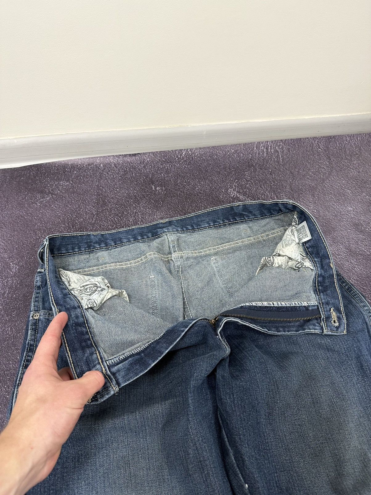 Dickies Vintage 90s Dickies USA Baggy Opium Faded Hype Work Jeans Size US 38 / EU 54 - 14 Thumbnail