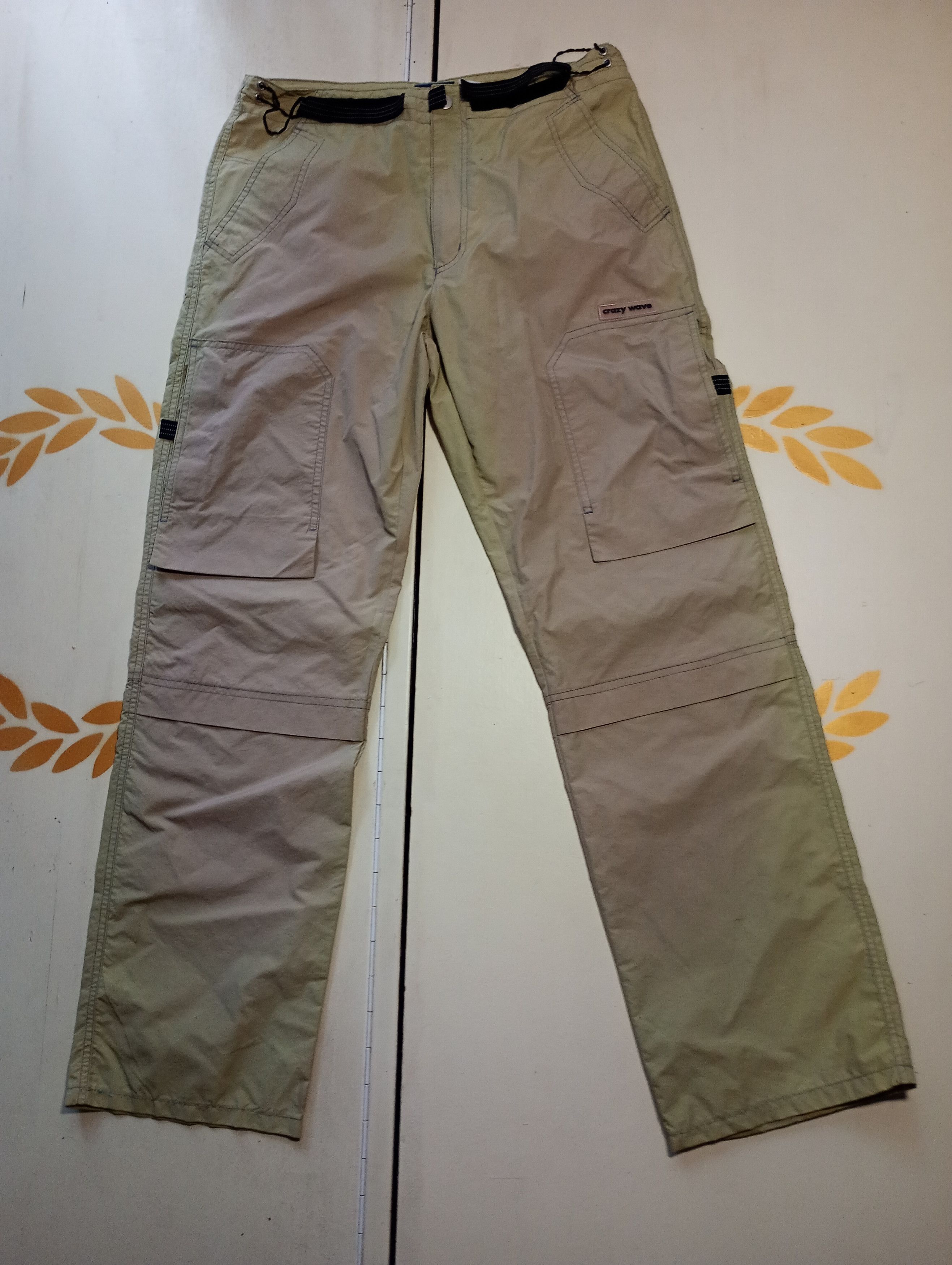 Vintage Crazy Wave Cargo Pants Y2K Size US 30 / EU 46 - 2 Thumbnail