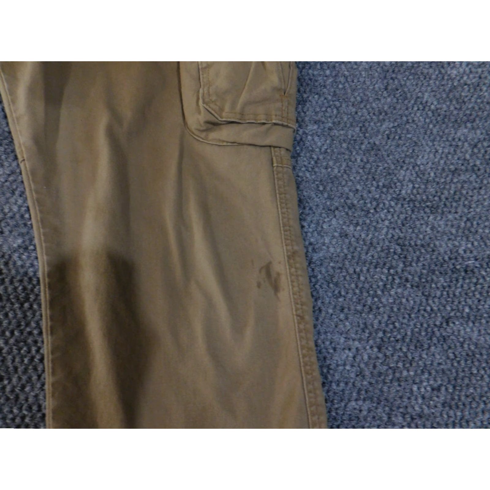 Wrangler Wrangler Cargo Pants Mens 38x32 Khaki Regular Tapered Beige Outdoors Utility Pants straight leg Workwear Casual 38x32 Mens Beige Cargo Pants Wrangler Size US 38 / EU 54 - 3 Thumbnail