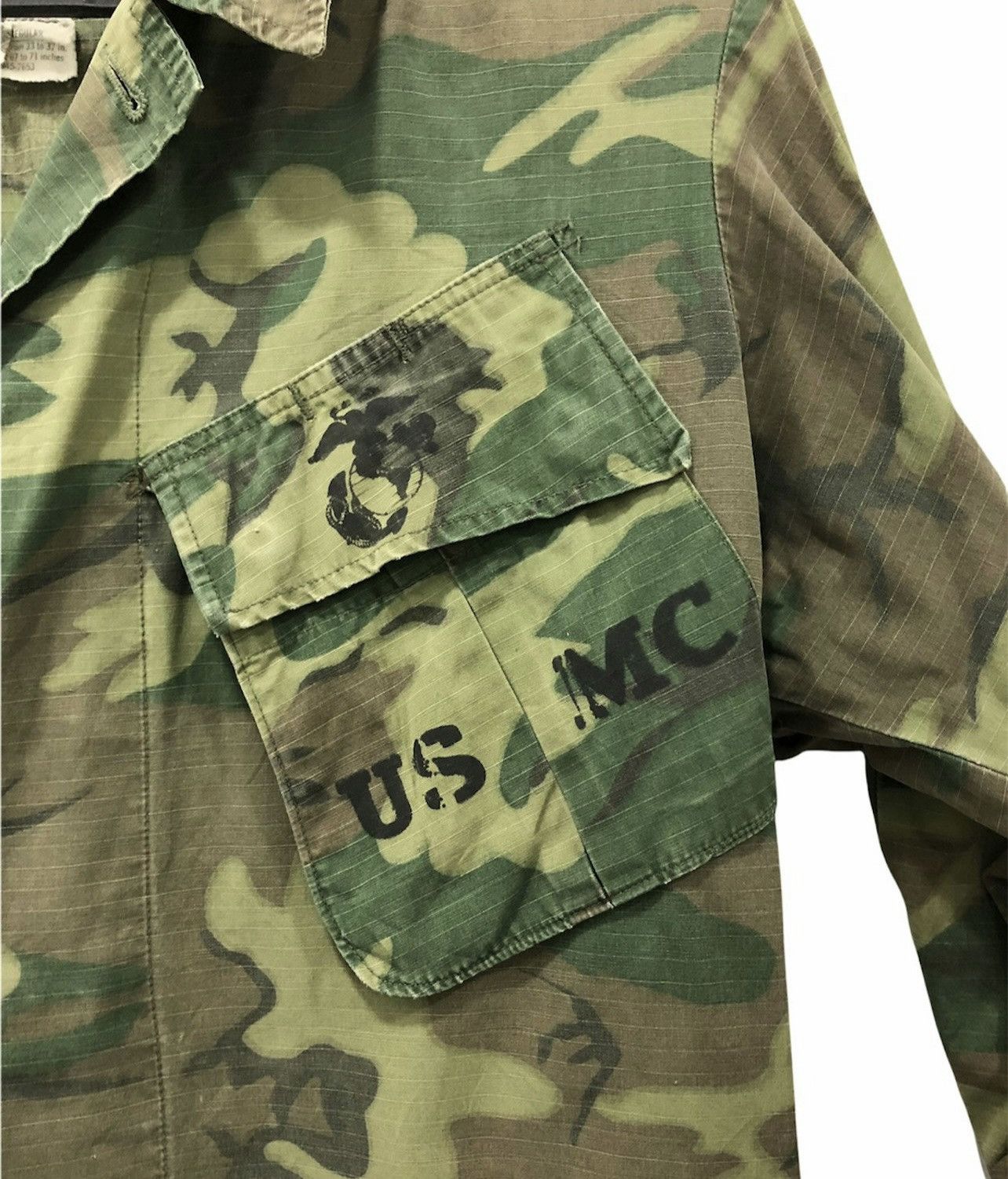 Other RARE VINTAGE USMC CAMO UFLAFE COMBAT WW2 Size US S / EU 44-46 / 1 - 3 Thumbnail